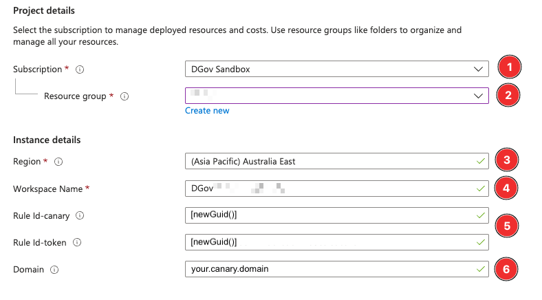 Screenshot of Deployment page